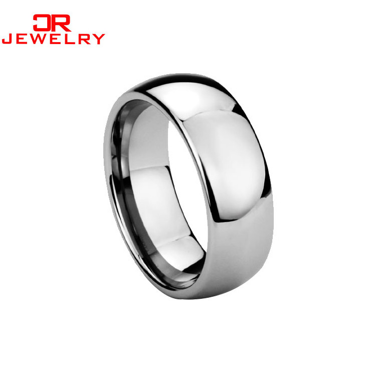 Couple Blank Pure Tungsten Carbide Wedding Jewelry Tungsten Ring For Men