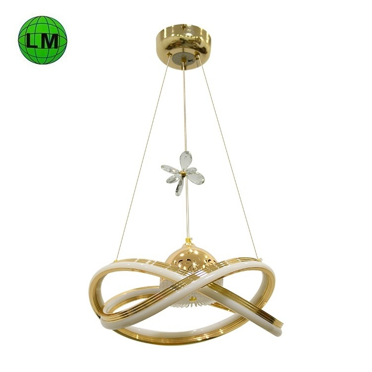 Factory Price Modern Bedroom Living Room White Warm Light Led Chandelier Pendant Lamp ceiling led light chandelier