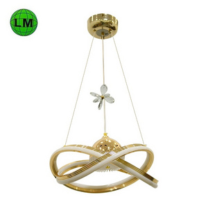 Factory Price Modern Bedroom Living Room White Warm Light Led Chandelier Pendant Lamp ceiling led light chandelier