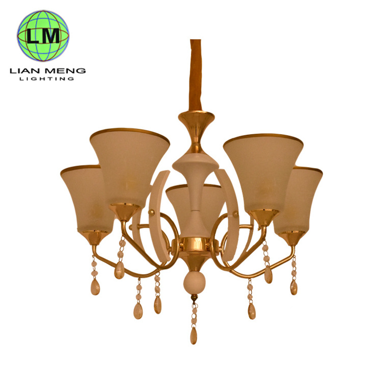 Most Competitive elegant modern led pending light for indoor light metal chandeliers hanging lighting home decor