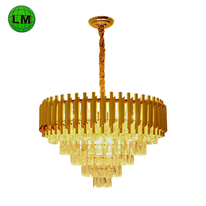 Wholesale High Quality Indoor Luxury Gold Chandelier Creative Crystal Pendant Lamp odern luxury small crystal chandelier