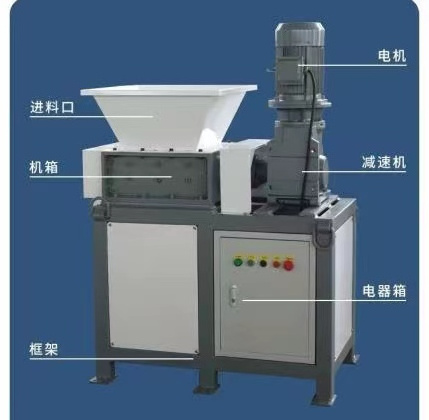 Mini Shredder Machine for Small Scrap Recycler/mini Double Shaft Shredder for Plastic Paper Metal Home Household School Office