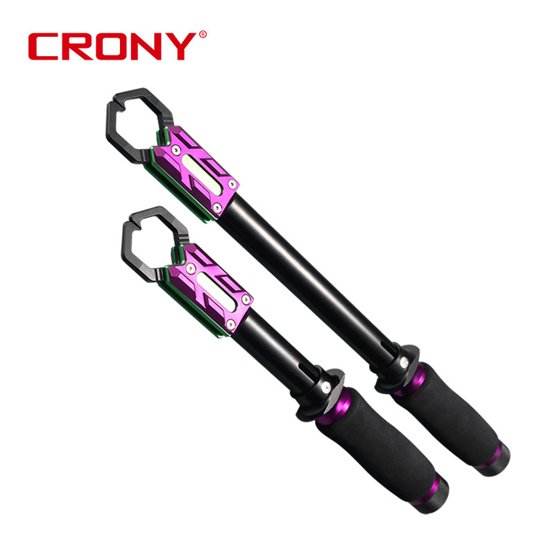 CRONY 16kg Fishing Accessories Aerometal Aluminum Alloy Fish Holder With Weight Scale Fish Lip Grip Grabber Fishing Gripper