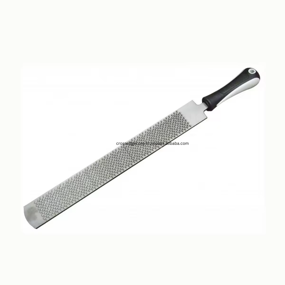 Wholesale Horse Hoof Rasp Knife High Carbon Stainless Steel Trimming File Knife 350mm Double Sided Farrier Tool with Handle