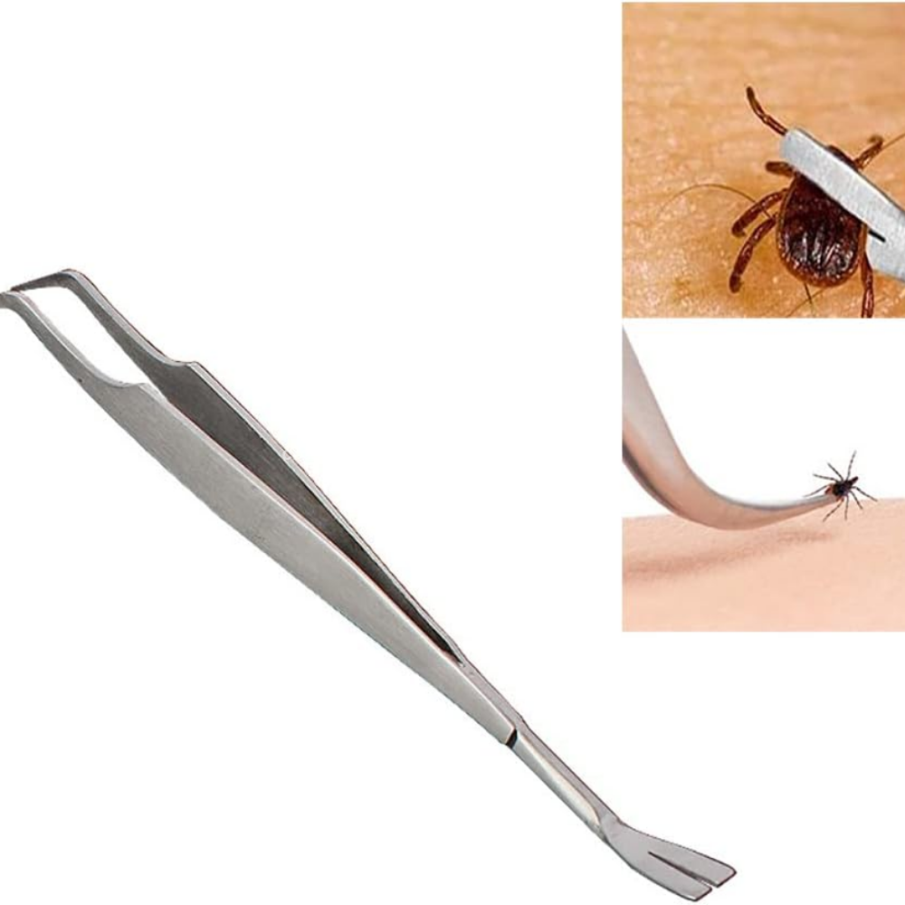 Best 3pcs/Set Stainless Steel 2 in 1 Pet Dog Flea Treatment Tick Removal Hand Tool Set Tweezers Clip Dog Cat Treatment Gadgets