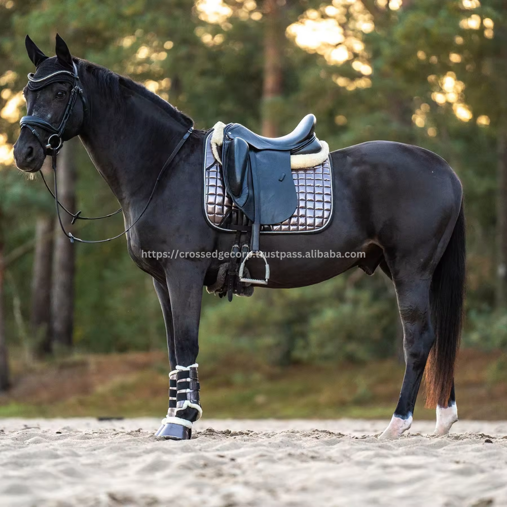 Wholesale Dressage Cut Saddle Pads Equestrian Breathable Horse Blanket Western Saddles Blanket Horsing Equipment