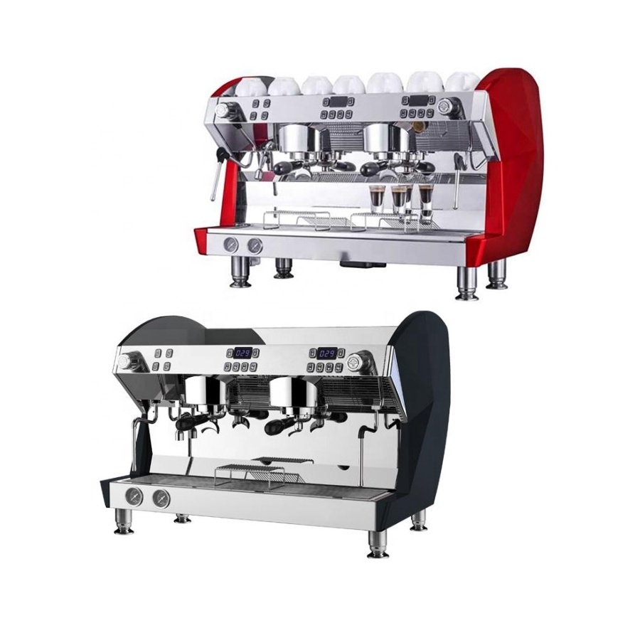 Professional High Quality Italian Kaffee machine Semi Two Group Automatic Espresso Machines Coffee Maker