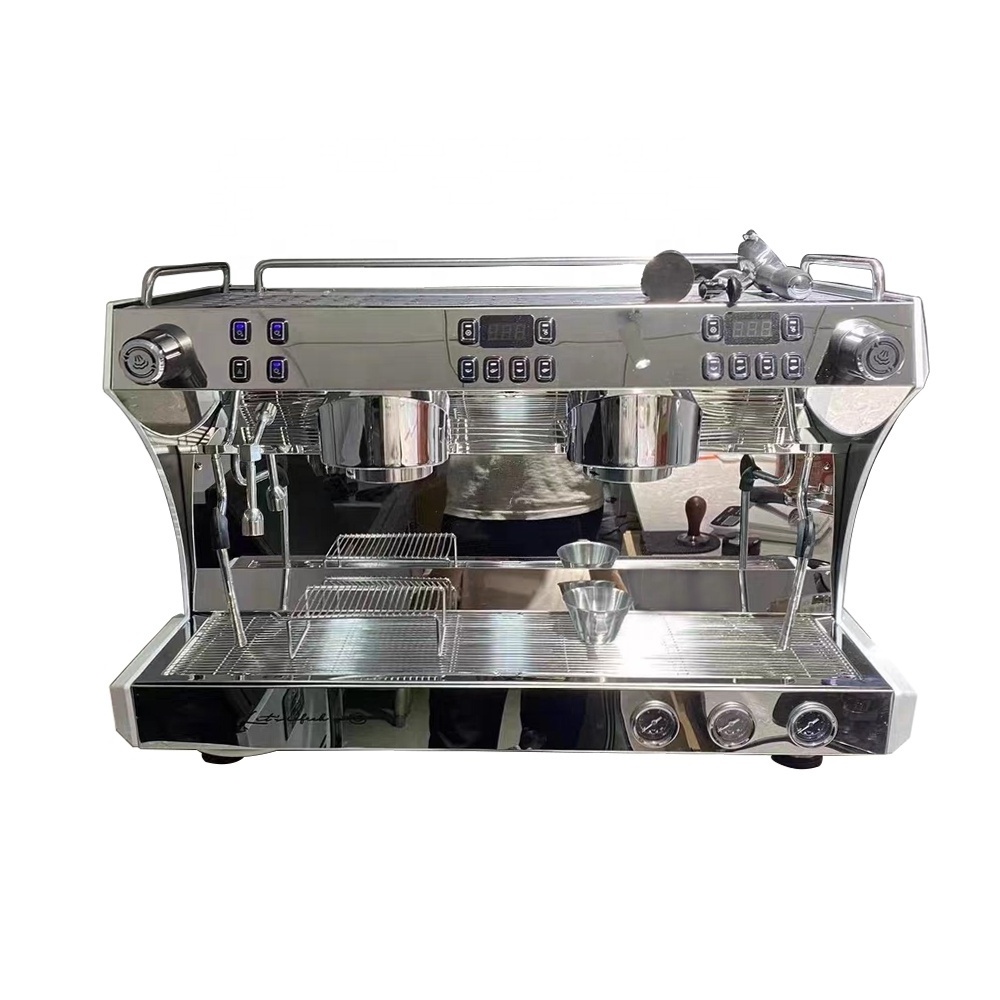 Commercial Professional High Quality Two Group Italian Semi Automatic Coffee Maker Espresso Machine