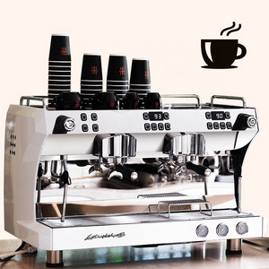 Professional High Quality Italian Kaffee machine Semi Two Group Automatic Espresso Machines Coffee Maker