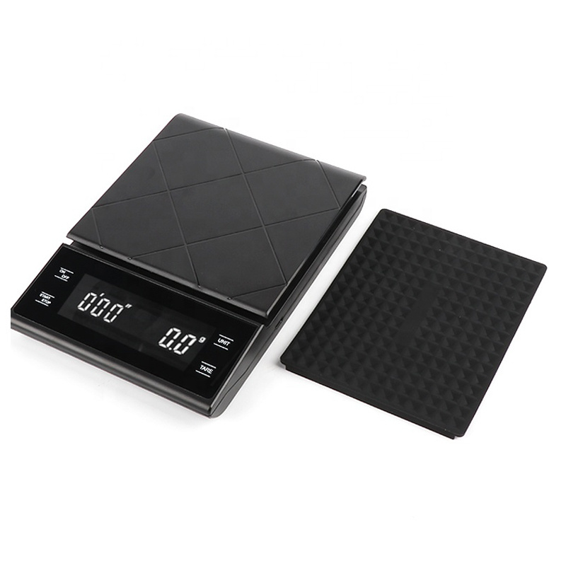 Portable Kitchen Digital Mini High Accuracy Drip With Timer Electronic Weighing LED Display Coffee Scale