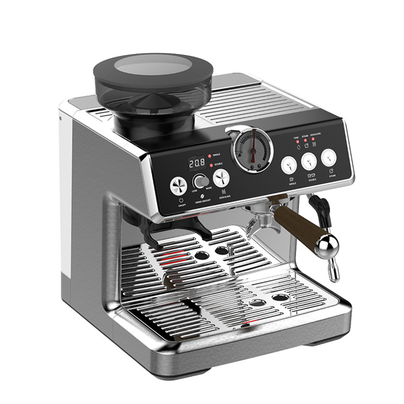 Professional Commercial Portable Automatic Italy 3 In 1 20bar Espresso Machine Coffee Maker With Grinder