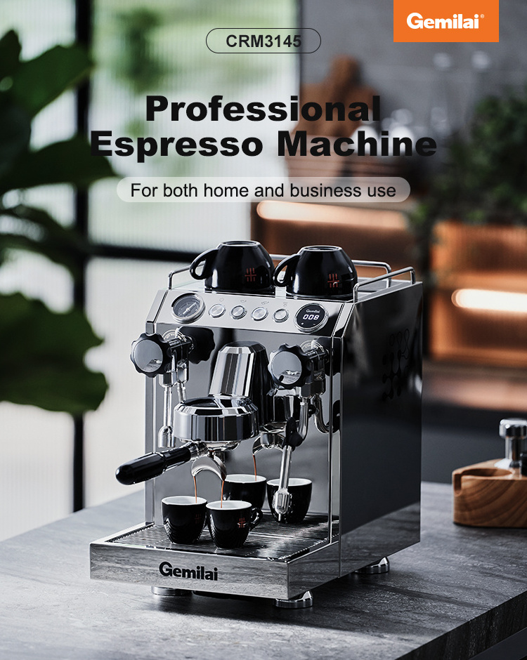 Hot Selling New 15 Bar Stainless Steel 1 Group Commercial Professional Espresso Coffee Machine For Business