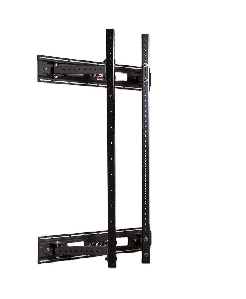 2020 wall-mounted folding squat rack with pull up bar for sale