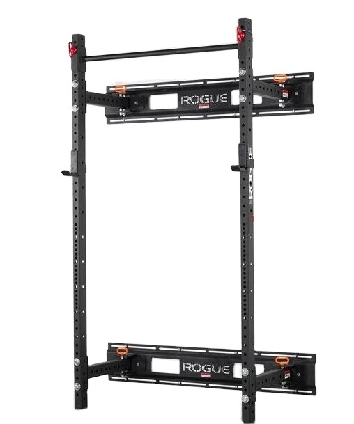 2020 wall-mounted folding squat rack with pull up bar for sale