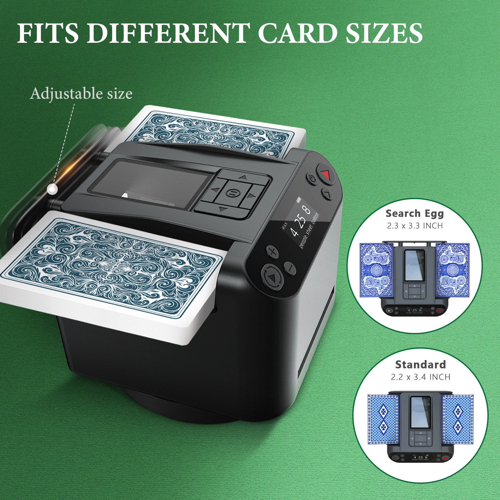 Automatic Card Shuffler and Dealer Machine Wireless Remote Distribution Machine Playing Card Dealer Machine