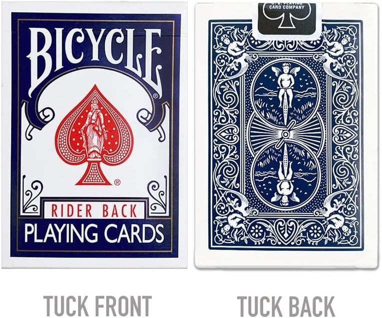 Bicycle Rider Back Playing Cards Standard Index Poker Cards  Red And White Magic Props Show Cards Table Games