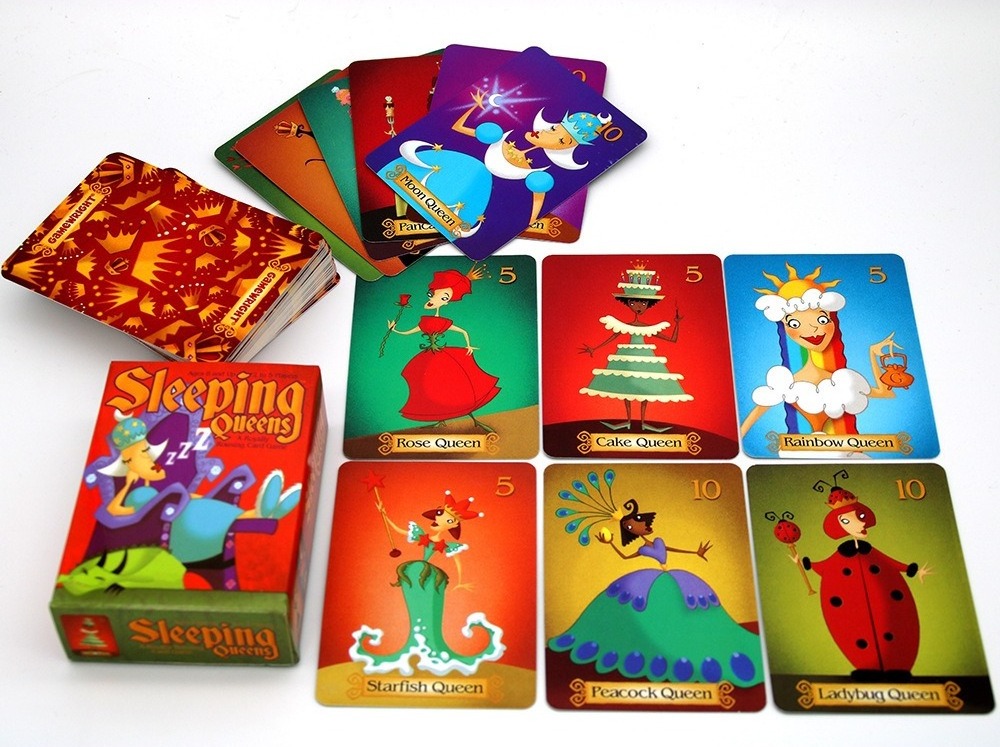 Sleeping Queens Card Game 79 Cards Party Family Parent-Child Game Cards