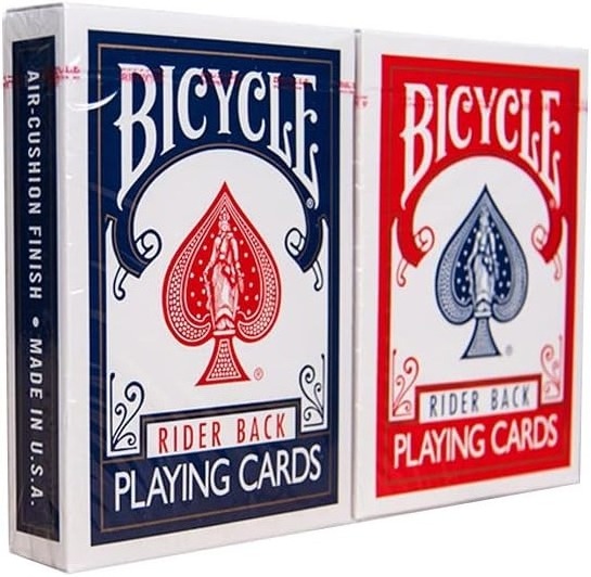 Bicycle Rider Back Playing Cards Standard Index Poker Cards  Red And White Magic Props Show Cards Table Games