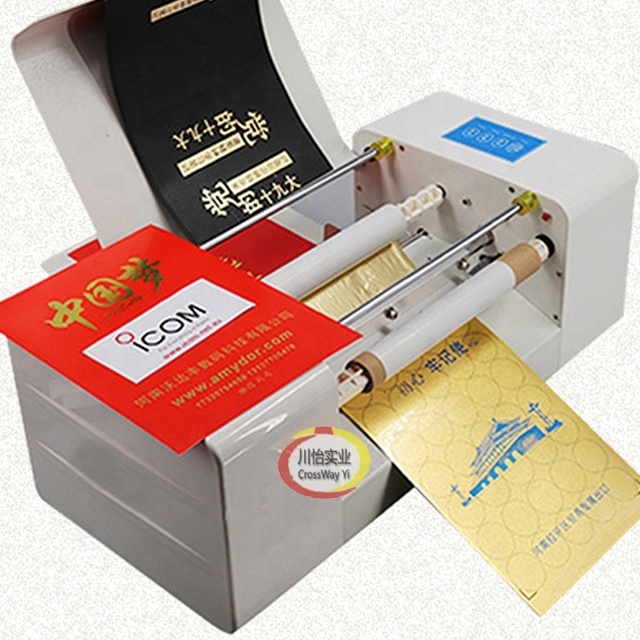 360 Digital Gold Hot Foil Printing Machine Foil Stamping Printer For paper leather adhesive sticker cloth PVC PET PU film