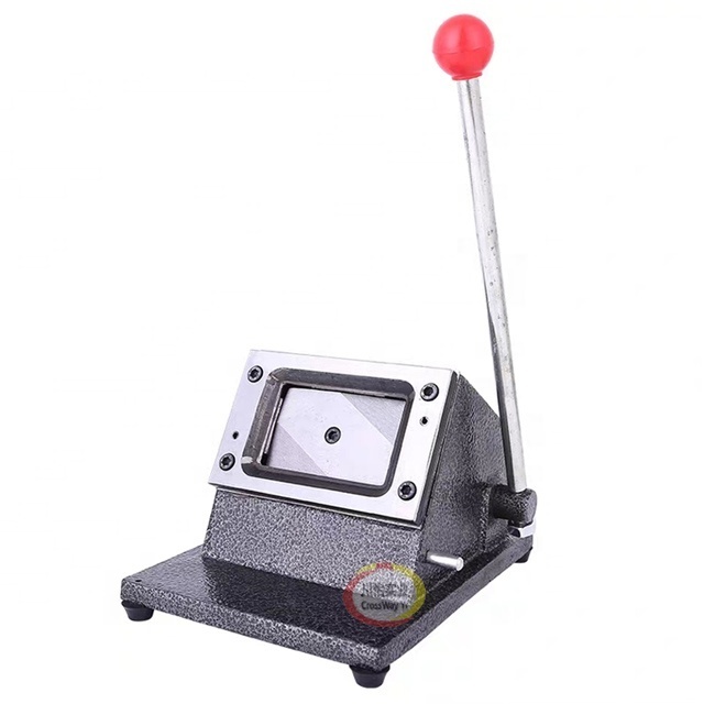 Round PVC Plastic Card Cutting machine Badge Button Cutter With Online Ordering From CrossWay Industry Chuan Yi