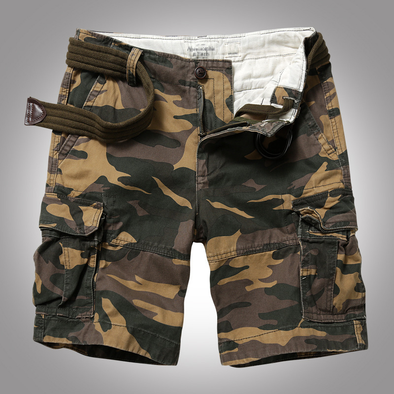 Wholesale Casual Camo Cargo Beach Shorts for Men