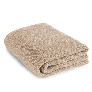 100% Kids Cashmere Knitted Wholesale Baby Throw Blankets