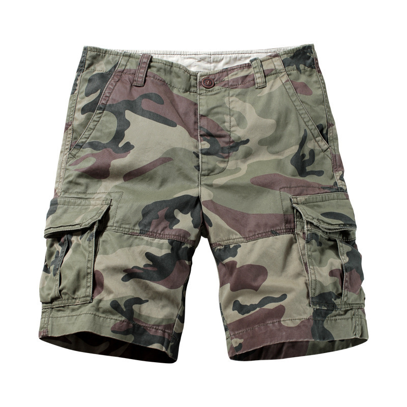 Wholesale Casual Camo Cargo Beach Shorts for Men