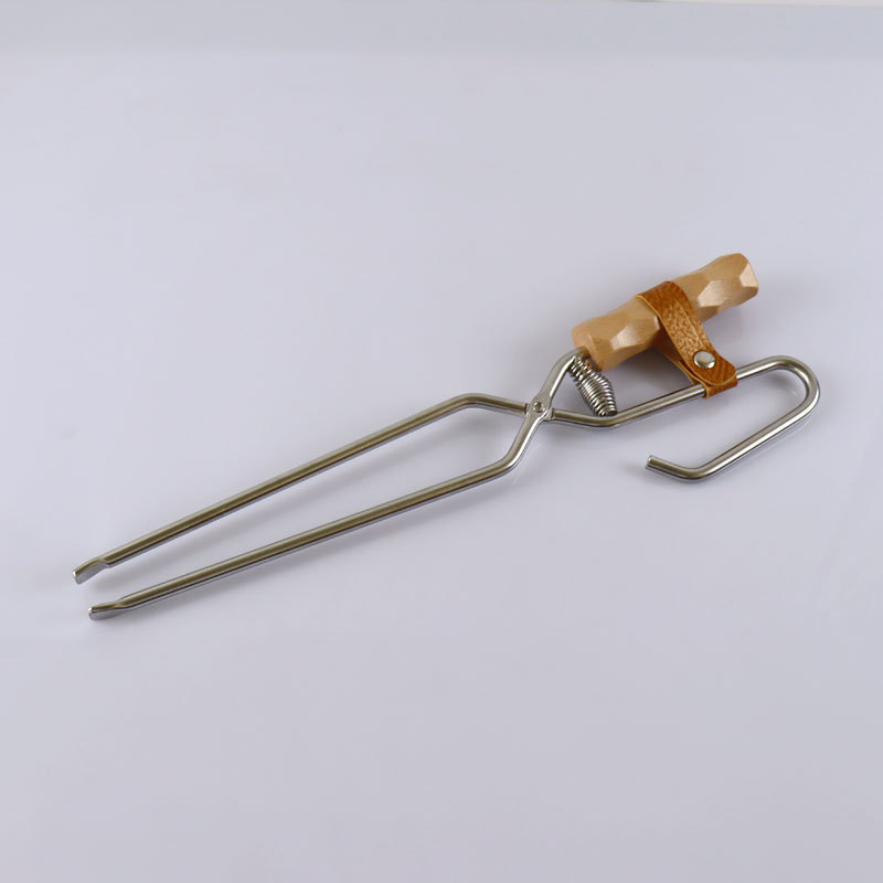 Fireplace Tongs Fire Place Picnic Heat Insulation Outdoor Fire Tongs Clip | Pokers, Tools & Sets | Home & Garden