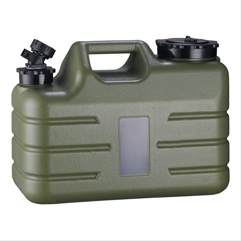 Camping Water tank with Spigot,Large Water Storage Containers,  Military Green Water Tank, BPA Free, Camping,