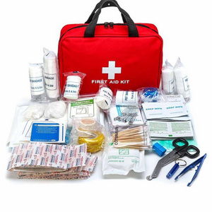 First aid kit bag for Car Emergency Supplies Mini Compact Bag for Backpack, Camping Essentials Survival Kit