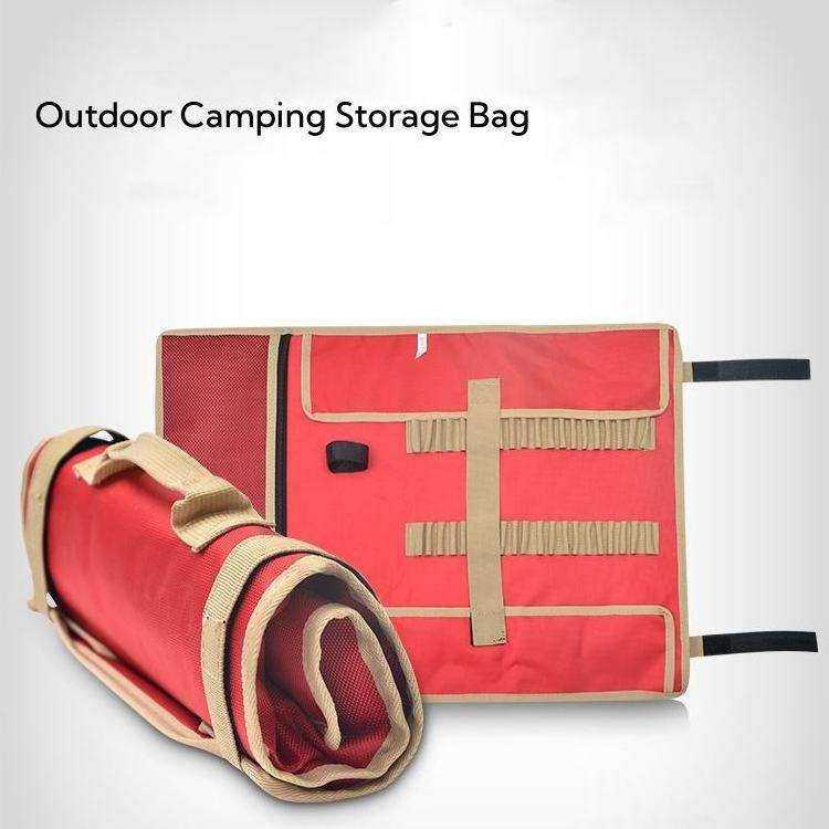 Outdoor Camping Nail Storage Bag Tent Canopy Nail Hammer Tool Kit Simple Portable Storage Bag