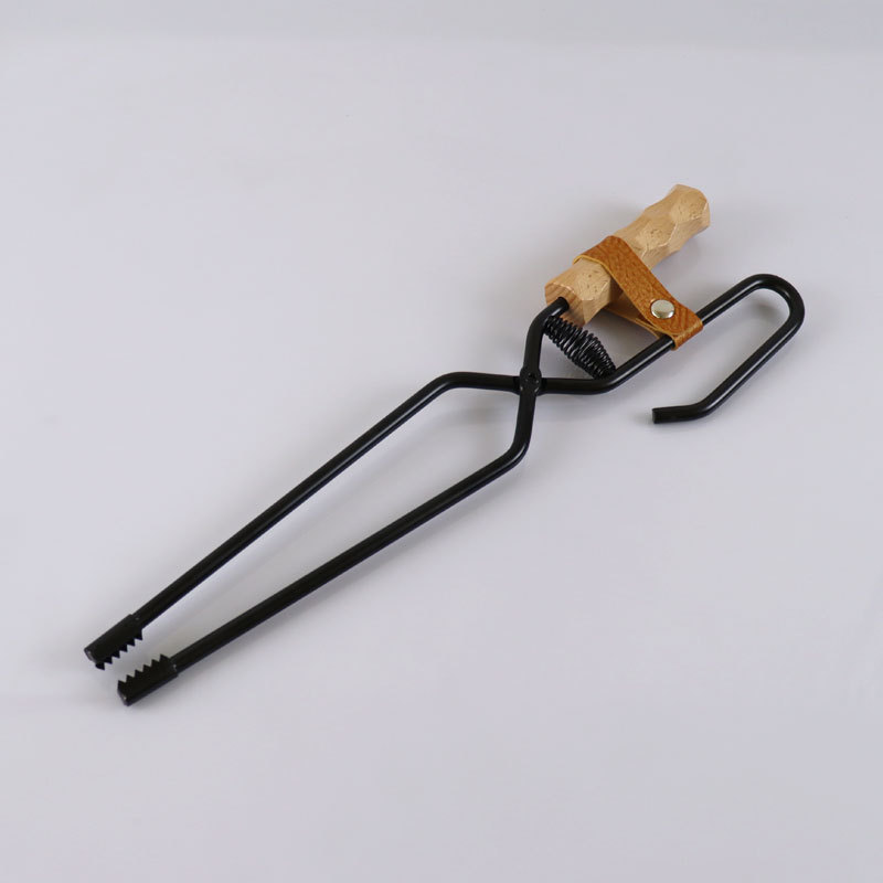 Fireplace Tongs, Heavy Duty Firewood Tongs, Universal Long Firewood Tongs, Firewood Tongs for Campfires and Stoves