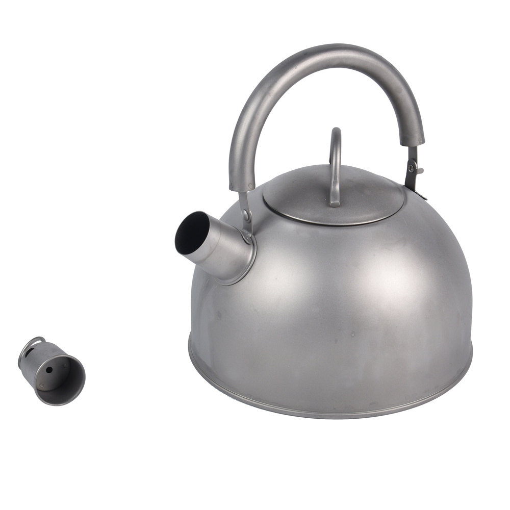 Wholesale Pure Titanium Kettle Outdoor Coffee Pot Outdoor Teapot Portable Coffee 2L Large Capacity Kettle