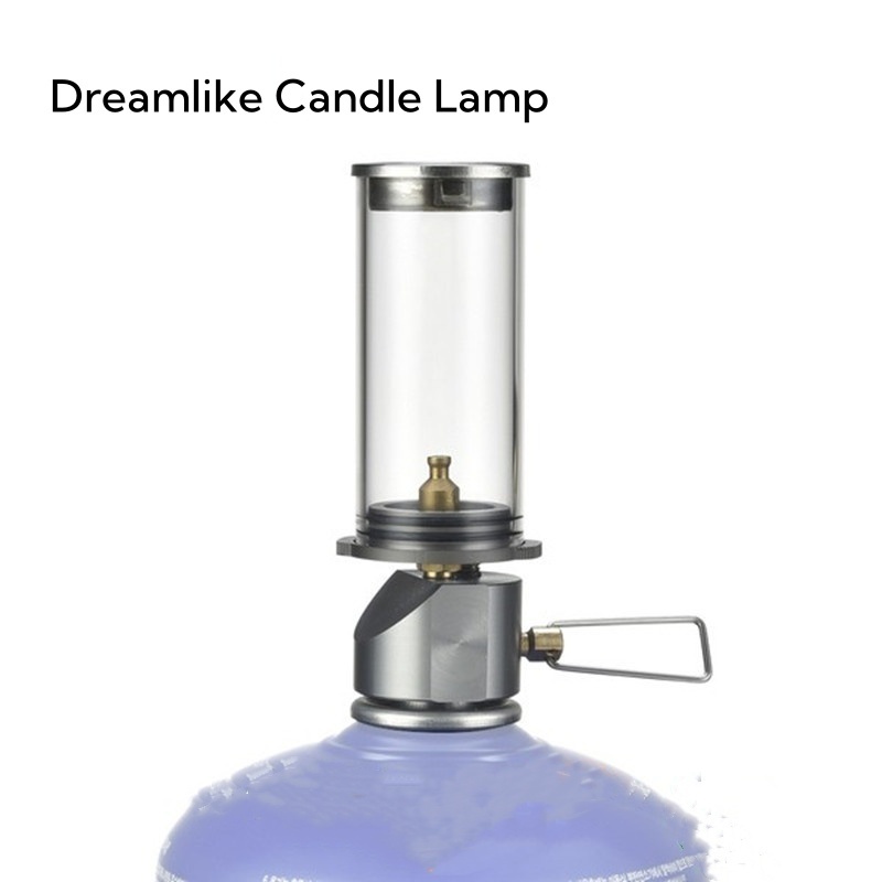 Butane Gas Light Lamp Light Butane Gas Light Lantern with Gas Adapter Conversion Head for Camping Picnic