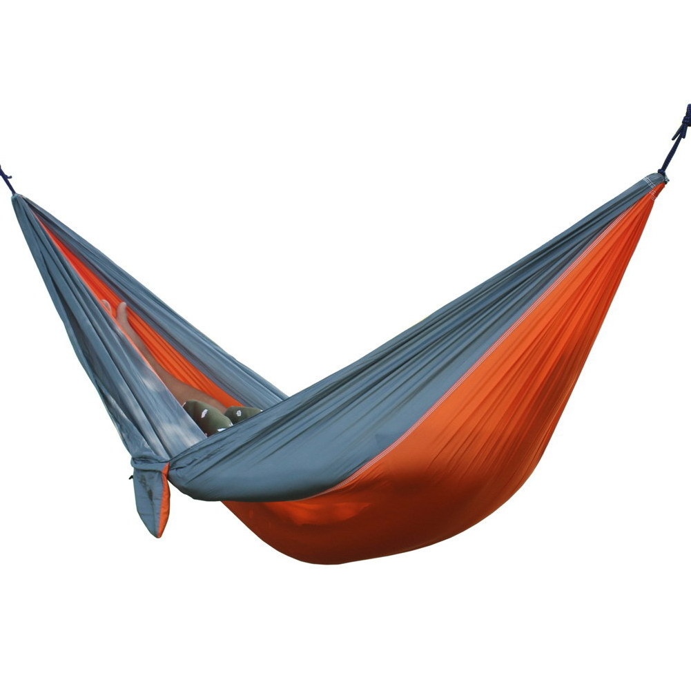 Hammock Camping Ultralight Hammock for 2 People Outdoor Breathable Hammocks Breathable Parachute Nylon