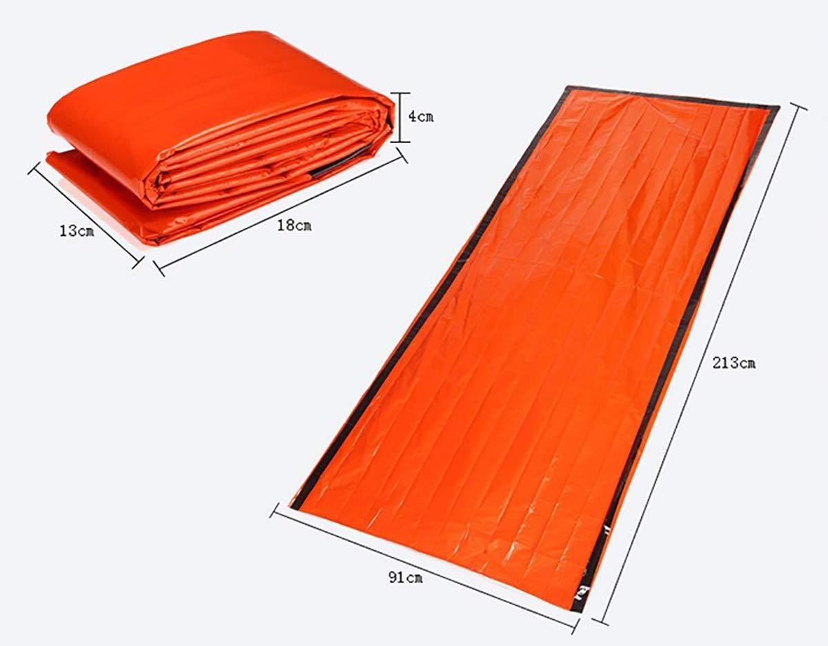 Emergency Sleeping Bag Bivvy Blanket Ultralight Waterproof with Heat Retention for Camping Hiking Hiking