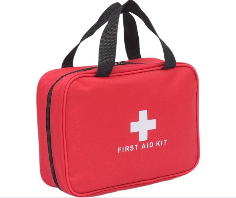 First aid kit bag for Car Emergency Supplies Mini Compact Bag for Backpack, Camping Essentials Survival Kit