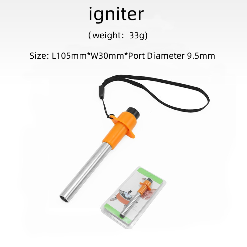 Electric Ignition for Canister, Camping Fire Lighter, Push Button Piezo Ignitor Fire Starter for Gas Stoves