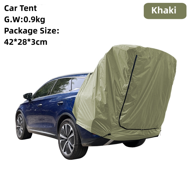 Car Awning - Car Tailgate Tent, Portable Auto Canopy Camper Trailer Sun Shade, Tent Attachment for Camping