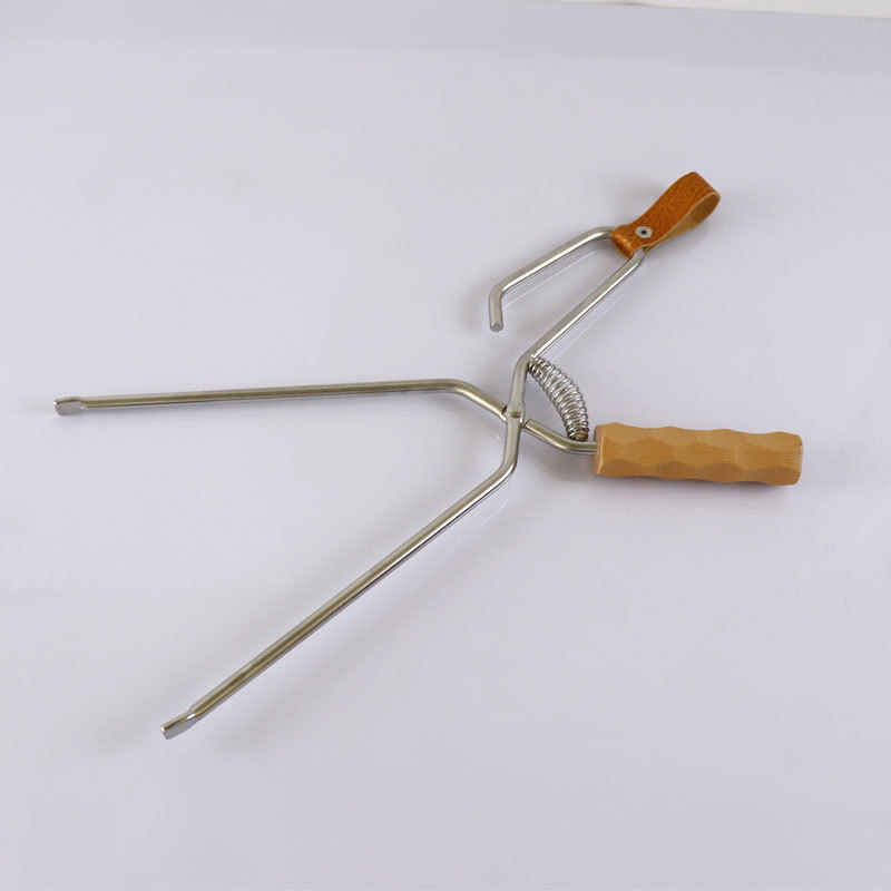 Fireplace Tongs Fire Place Picnic Heat Insulation Outdoor Fire Tongs Clip | Pokers, Tools & Sets | Home & Garden