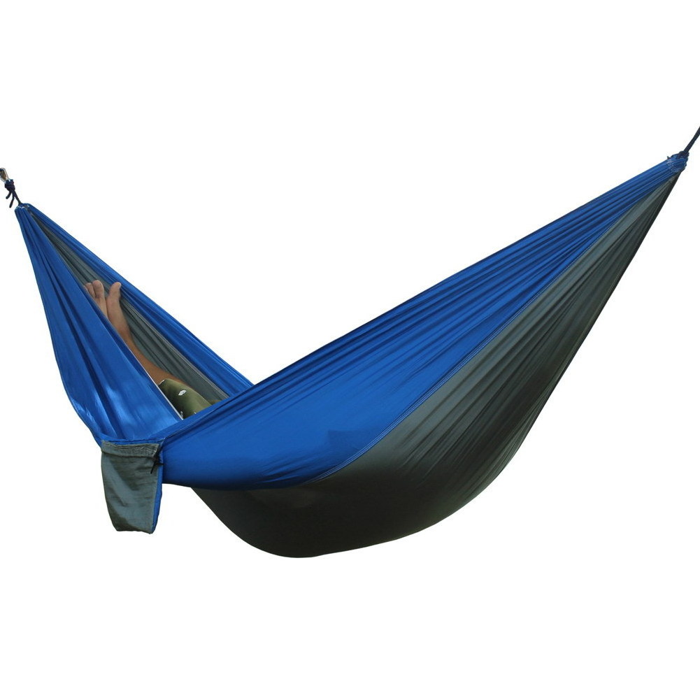 Hammock Camping Ultralight Hammock for 2 People Outdoor Breathable Hammocks Breathable Parachute Nylon