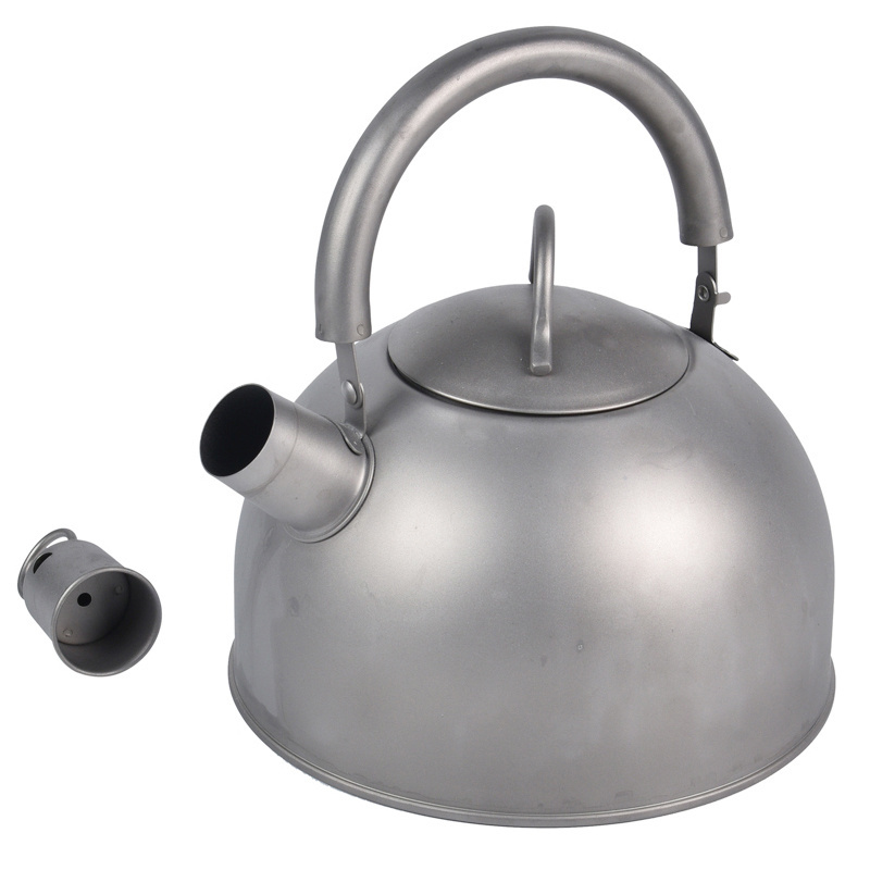 Wholesale Pure Titanium Kettle Outdoor Coffee Pot Outdoor Teapot Portable Coffee 2L Large Capacity Kettle