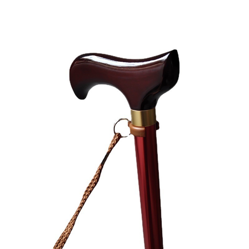 Walking Stick for rollator Adjustable Walking Stick Aluminum Alloy Old Man Telescopic Walking Rod Anti-Slip