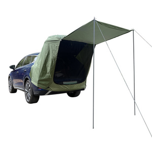 Car Awning - Car Tailgate Tent, Portable Auto Canopy Camper Trailer Sun Shade, Tent Attachment for Camping