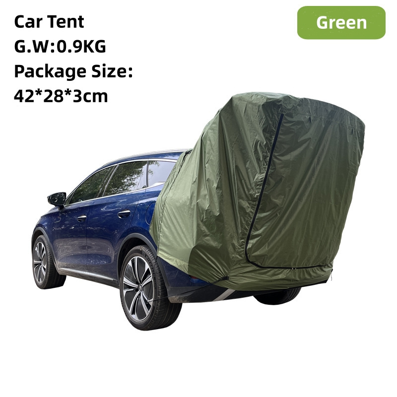 Car Awning - Car Tailgate Tent, Portable Auto Canopy Camper Trailer Sun Shade, Tent Attachment for Camping