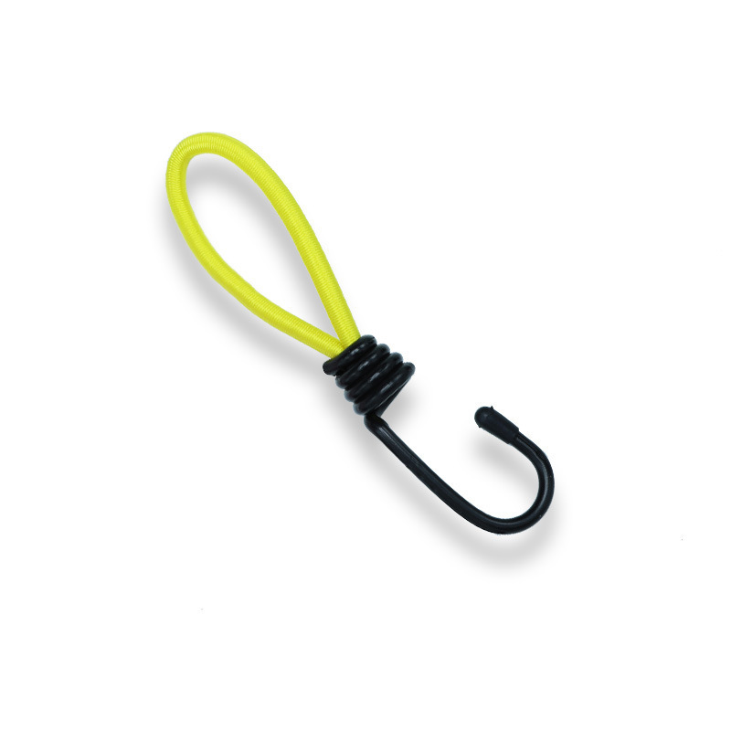 Bungee Cord Moving Straps Durable Rubber Elastic Straps with Hooks,camping Plastic Coated Metal Hooks