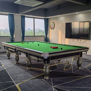 Professional hot selling customized standard solid wood full size star snooker table 12ft in china