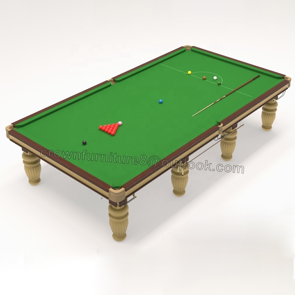 Popular luxury modern new design x type leg solid wood frame pool game slate pool table 9 ft 8 ft 10ft and 12ft snooker for sale