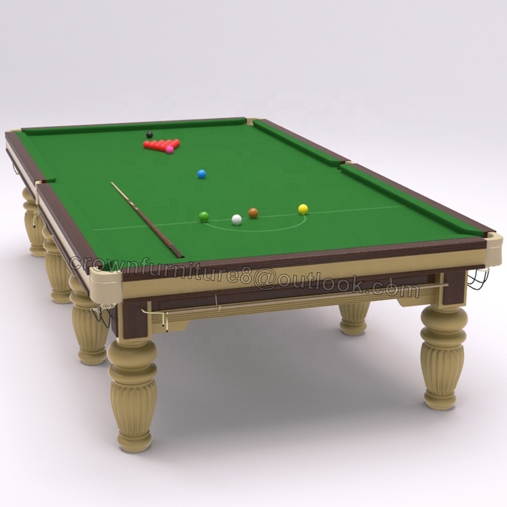 Popular luxury modern new design x type leg solid wood frame pool game slate pool table 9 ft 8 ft 10ft and 12ft snooker for sale