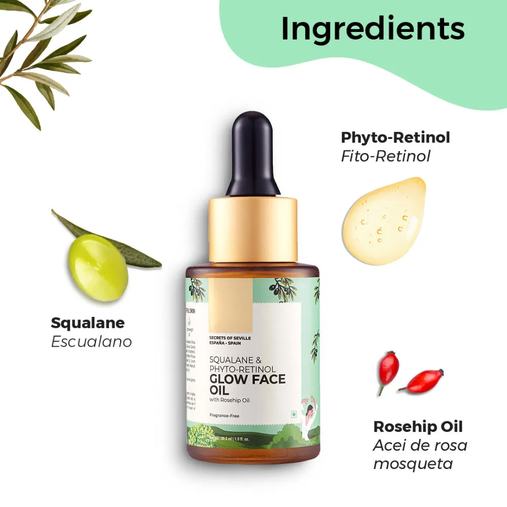 Natural Skin Nourishing Lightening Squalane Moisturizer Glow Face Brightening Anti-Aging Retinol Oil